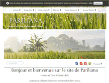 Tablet Screenshot of pariliana.com